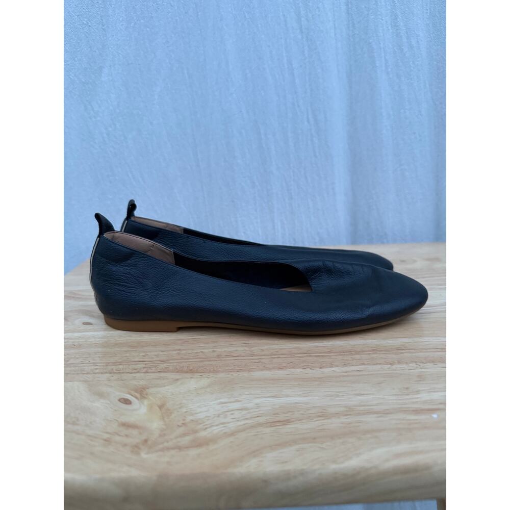 Everlane The Day Glove Black Leather Ballet Flats Minimalist Sz 7.5 - Picture 8 of 11